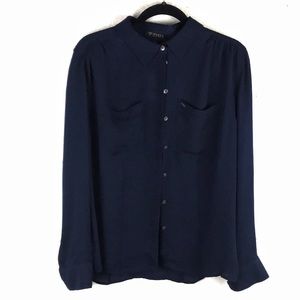 GUESS NWT Navy Blouse